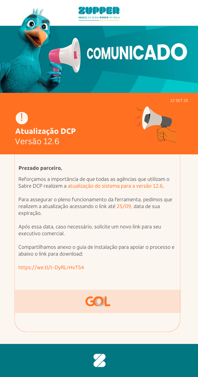Comunicado - GOL