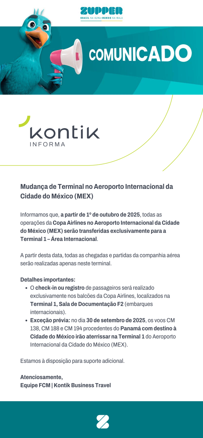 Comunicados - Mudança CM em MEX