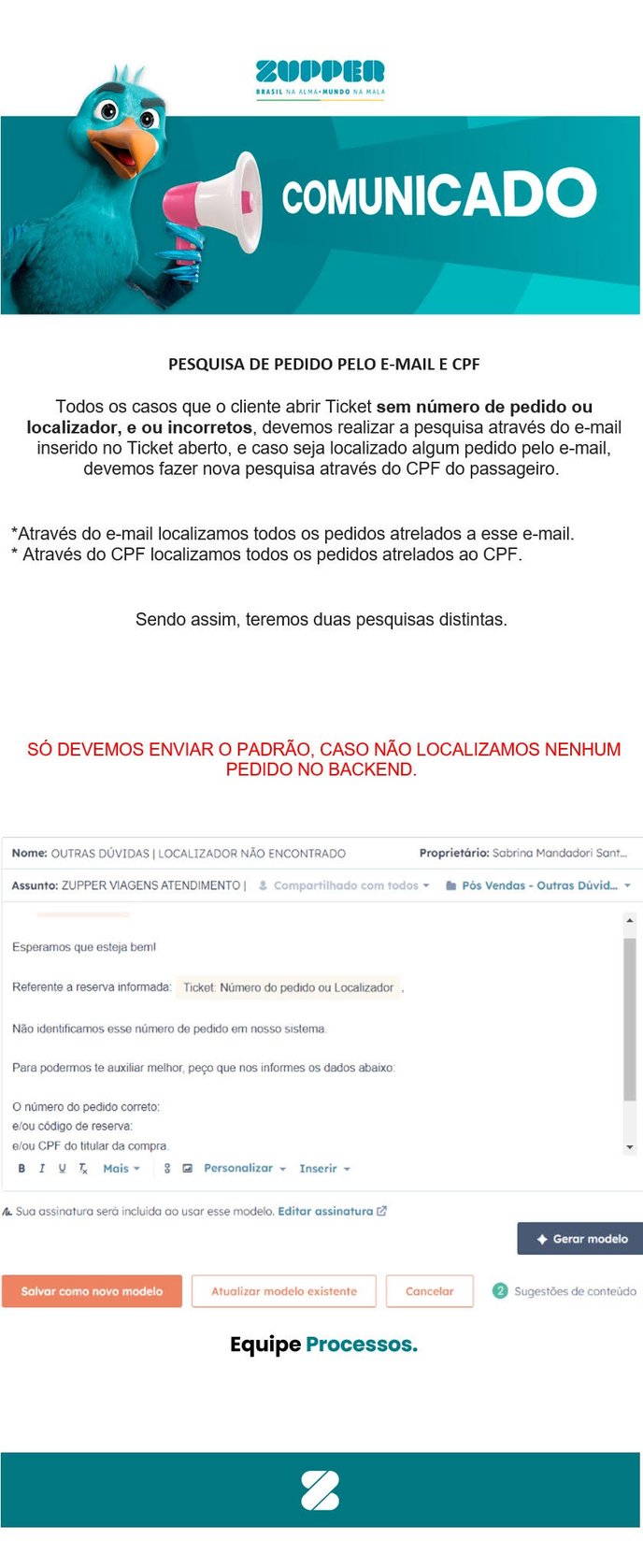PESQUISA DE PEDIDO PELO E-MAIL E CPF