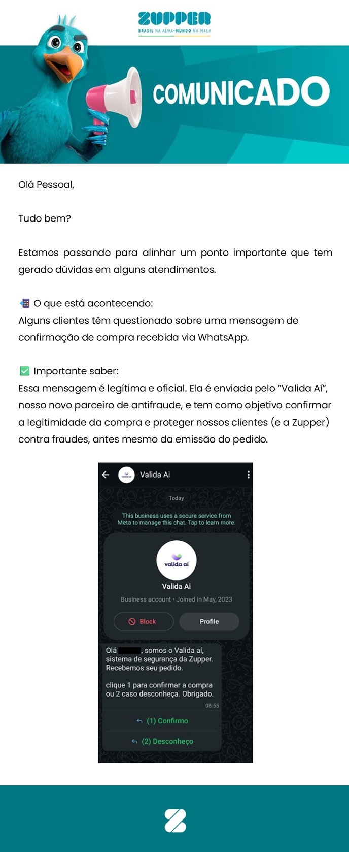 Comunicados - Valida ai