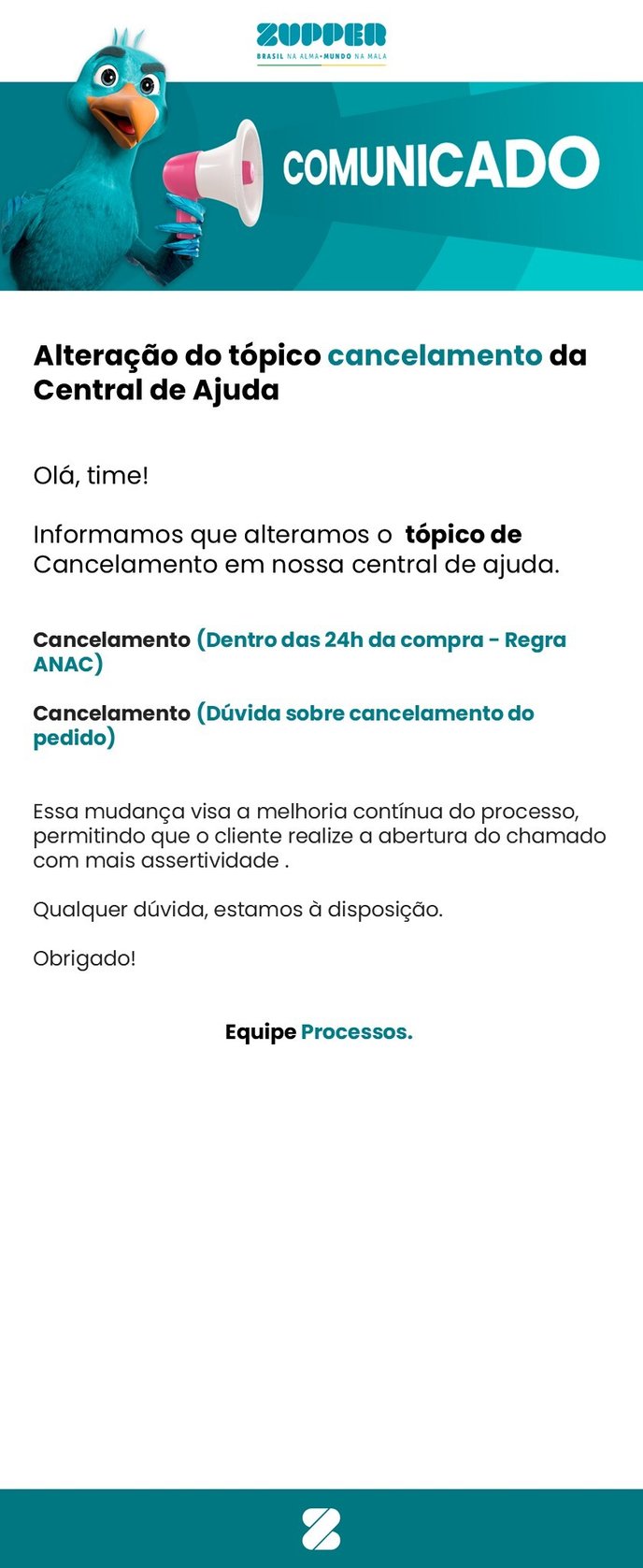 cancelamento