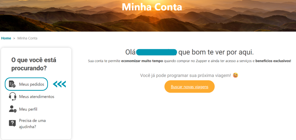 Minha Conta - Meus Pedidos